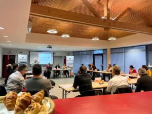 Réunion d'affaires à la salle Montpensier à Châtillon-sur-Chalaronne